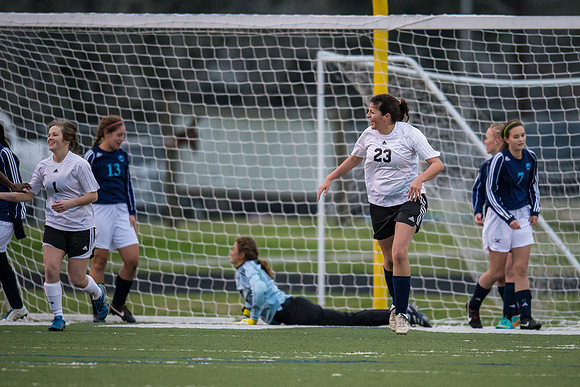 Soccer 2013 Ð Brazoswood Lady Bucs varsity team defeats the Brazoswood Alumni team 2-1.