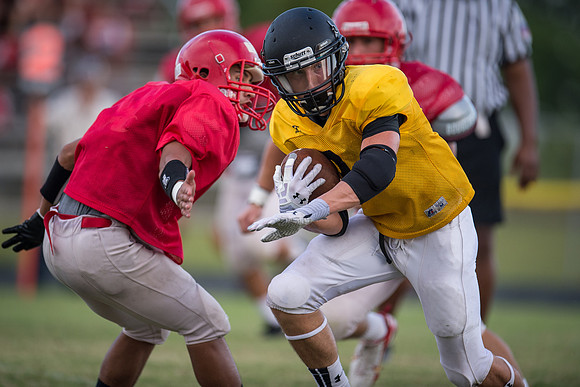 Football 2013 - Danbury vs. Palacios scrimmage