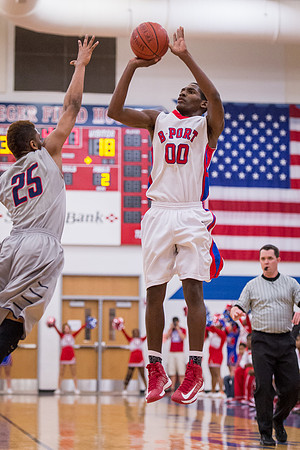 Basketball playoffs 2013 Ð the Brazosport Exporters defeat the Pearland Dawson Eagles 75-71.