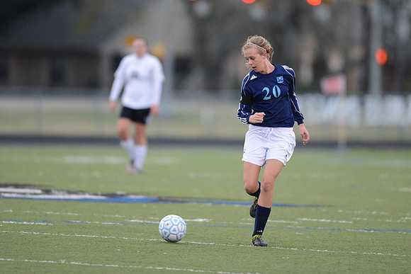 Soccer 2013 Ð Brazoswood Lady Bucs varsity team defeats the Brazoswood Alumni team 2-1.