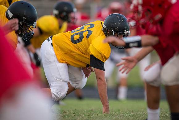 Football 2013 - Danbury vs. Palacios scrimmage