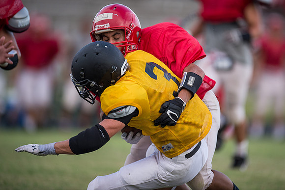 Football 2013 - Danbury vs. Palacios scrimmage
