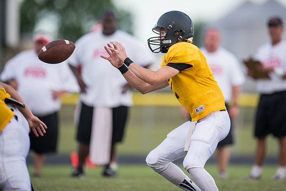 Football 2013 - Danbury vs. Palacios scrimmage