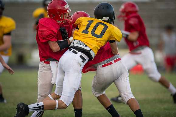 Football 2013 - Danbury vs. Palacios scrimmage