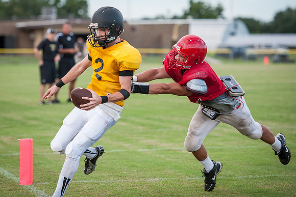 Football 2013 - Danbury vs. Palacios scrimmage
