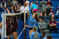 Brazoswood vs Clear Creek volleyball (10-14-14)