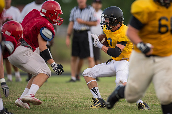 Football 2013 - Danbury vs. Palacios scrimmage