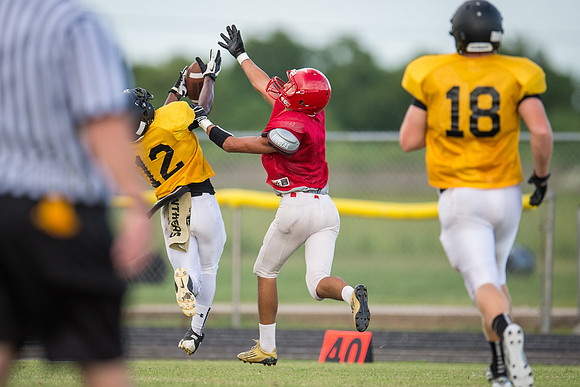 Football 2013 - Danbury vs. Palacios scrimmage