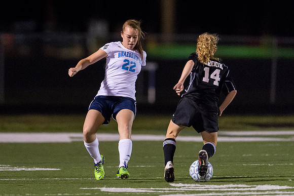 Soccer 2013 – the Brazoswood Lady Bucs defeat the Clear Brook Lady Wolverines 5-0.
