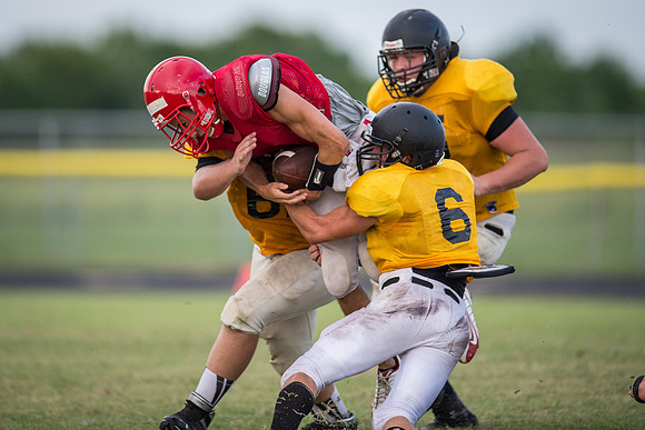 Football 2013 - Danbury vs. Palacios scrimmage