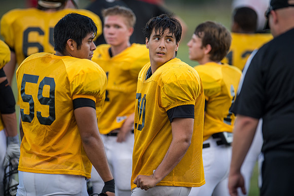 Football 2013 - Danbury vs. Palacios scrimmage