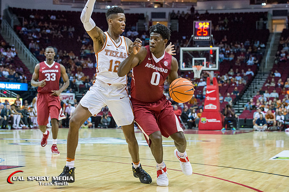 NCAA Basketball 2016: Arkansas vs Texas DEC 17