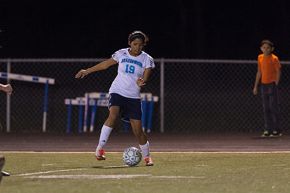 Soccer 2013 – the Brazoswood Lady Bucs defeat the Clear Brook Lady Wolverines 5-0.