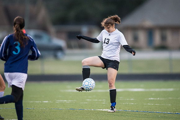 Soccer 2013 – Brazoswood Lady Bucs varsity team defeats the Brazoswood Alumni team 2-1.
