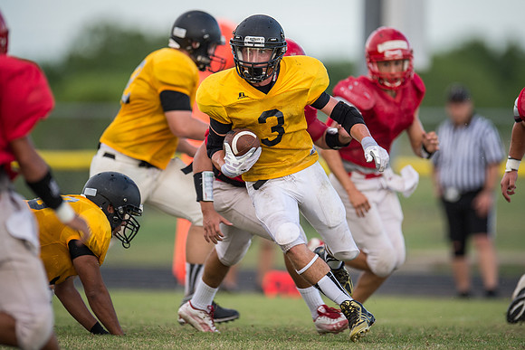 Football 2013 - Danbury vs. Palacios scrimmage
