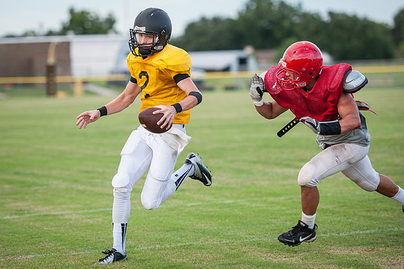 Football 2013 - Danbury vs. Palacios scrimmage