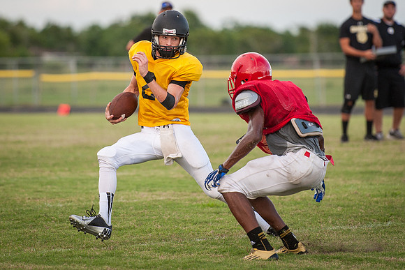Football 2013 - Danbury vs. Palacios scrimmage