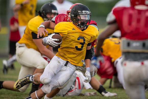 Football 2013 - Danbury vs. Palacios scrimmage