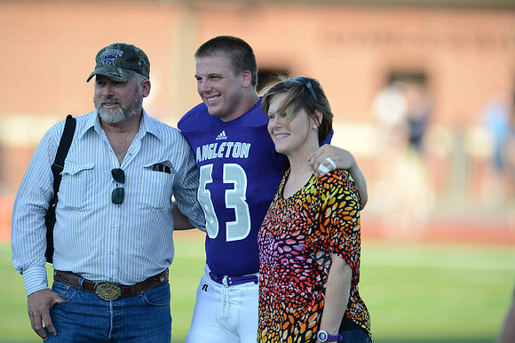 Angleton Wildcats vs. Brazoswood Buccaneers football game 09-07-12