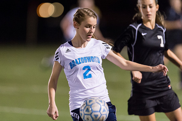 Soccer 2013 – the Brazoswood Lady Bucs defeat the Clear Brook Lady Wolverines 5-0.