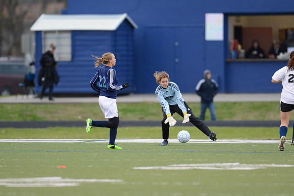 Soccer 2013 Ð Brazoswood Lady Bucs varsity team defeats the Brazoswood Alumni team 2-1.