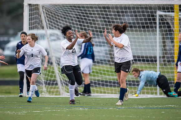 Soccer 2013 – Brazoswood Lady Bucs varsity team defeats the Brazoswood Alumni team 2-1.