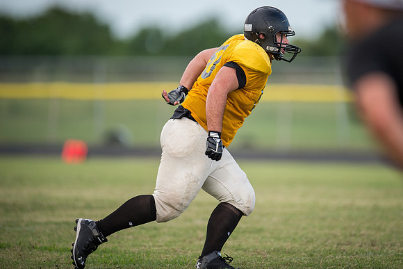 Football 2013 - Danbury vs. Palacios scrimmage