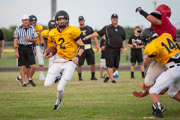 Football 2013 - Danbury vs. Palacios scrimmage