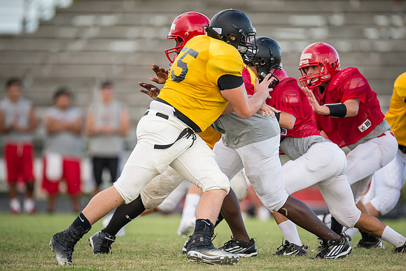 Football 2013 - Danbury vs. Palacios scrimmage
