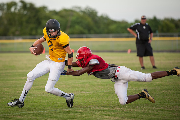 Football 2013 - Danbury vs. Palacios scrimmage
