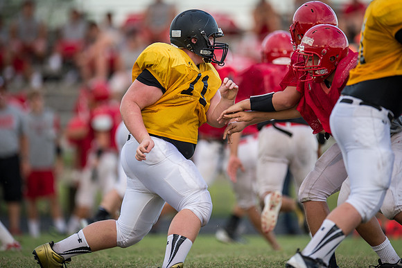 Football 2013 - Danbury vs. Palacios scrimmage