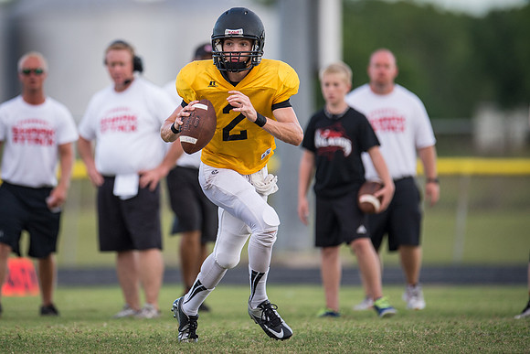 Football 2013 - Danbury vs. Palacios scrimmage