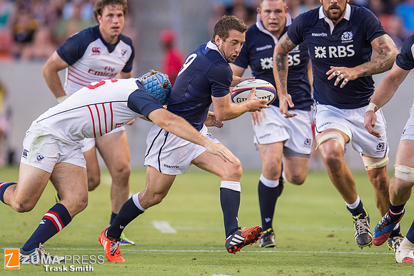 Rugby 2014 - Scotland beats the USA Eagles 24-6