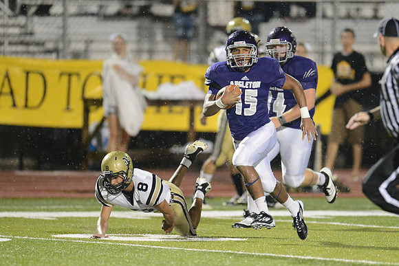 Angleton Wildcats vs. Nederland Bulldogs football game 09-14-12