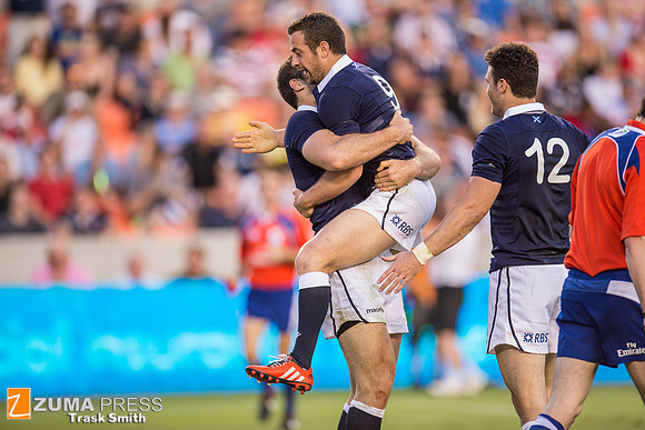 Rugby 2014 - Scotland beats the USA Eagles 24-6