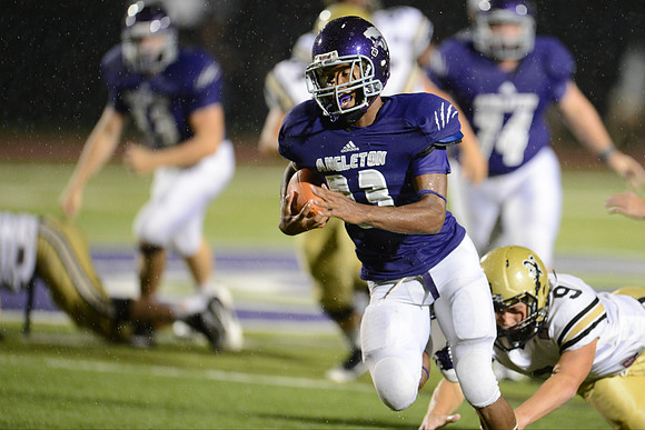 Angleton Wildcats vs. Nederland Bulldogs football game 09-14-12