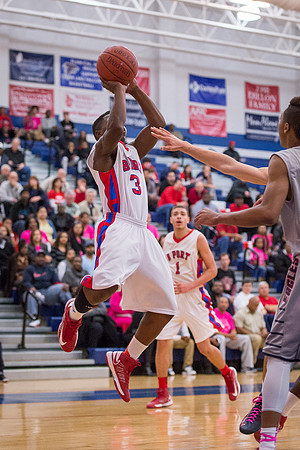 Basketball playoffs 2013 Ð the Brazosport Exporters defeat the Pearland Dawson Eagles 75-71.