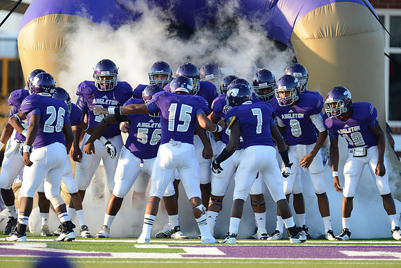 Angleton Wildcats vs. Brazoswood Buccaneers football game 09-07-12