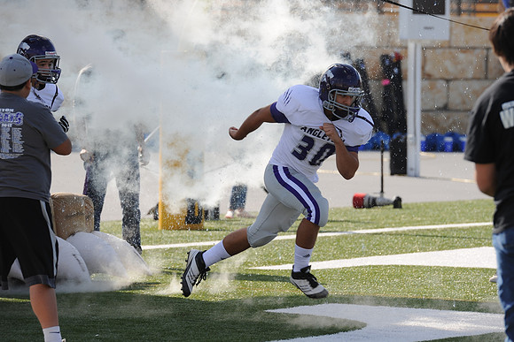 Football Playoffs 2012 Ð the Angleton Wildcats lost to the Georgetown Eagles 49-39.