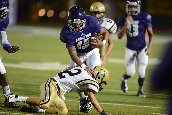Angleton Wildcats vs. Nederland Bulldogs football game 09-14-12