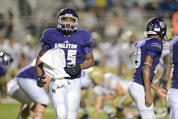 Angleton Wildcats vs. Nederland Bulldogs football game 09-14-12