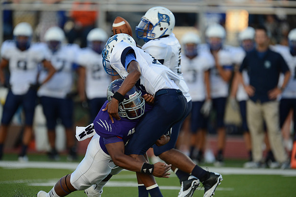 Angleton Wildcats vs. Brazoswood Buccaneers football game 09-07-12