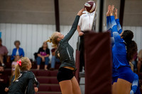 Columbia vs Needville volleyball (10-16-15)