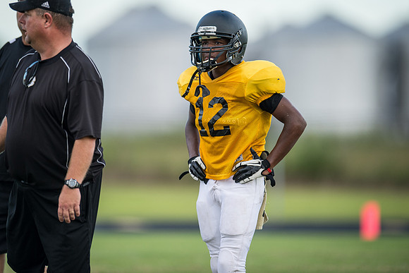 Football 2013 - Danbury vs. Palacios scrimmage