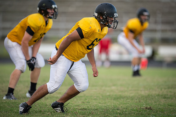 Football 2013 - Danbury vs. Palacios scrimmage