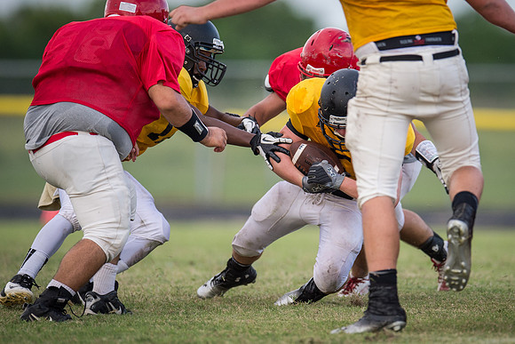 Football 2013 - Danbury vs. Palacios scrimmage