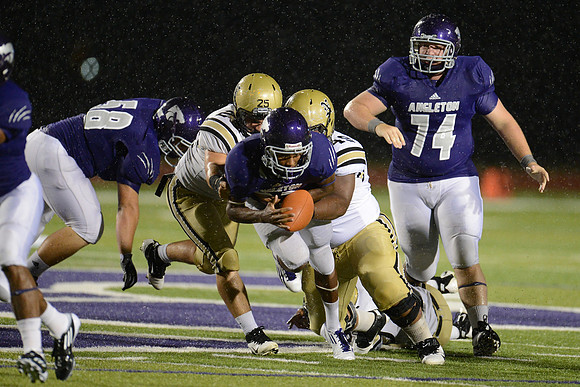 Angleton Wildcats vs. Nederland Bulldogs football game 09-14-12
