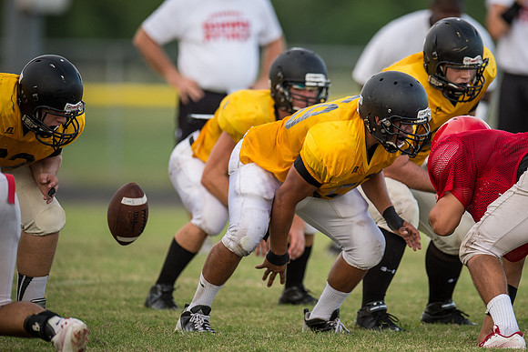 Football 2013 - Danbury vs. Palacios scrimmage