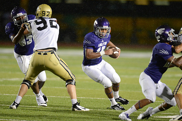 Angleton Wildcats vs. Nederland Bulldogs football game 09-14-12