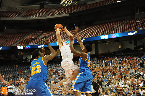 NCAA Basketball 2012 - UCLA beats Texas 65-63.
